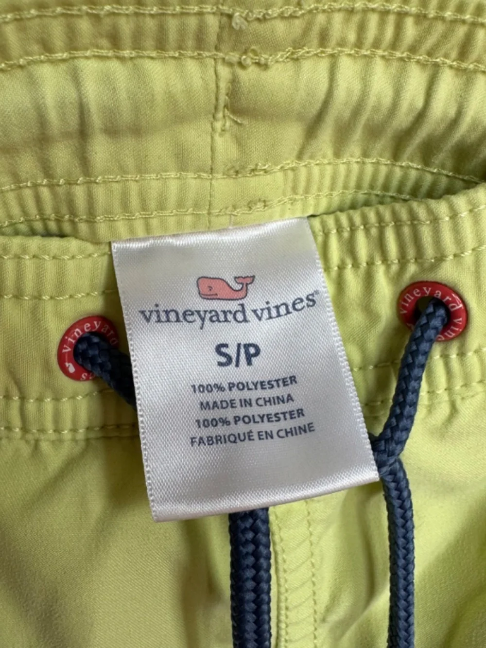 Vineyard Vines Colorblock Swim Trunks - Yellow, Navy, Coral